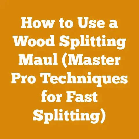 How to Use a Wood Splitting Maul (Master Pro Techniques for Fast Splitting)