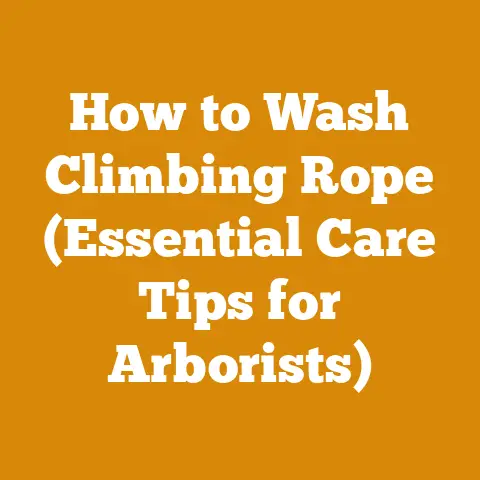 How to Wash Climbing Rope (Essential Care Tips for Arborists)