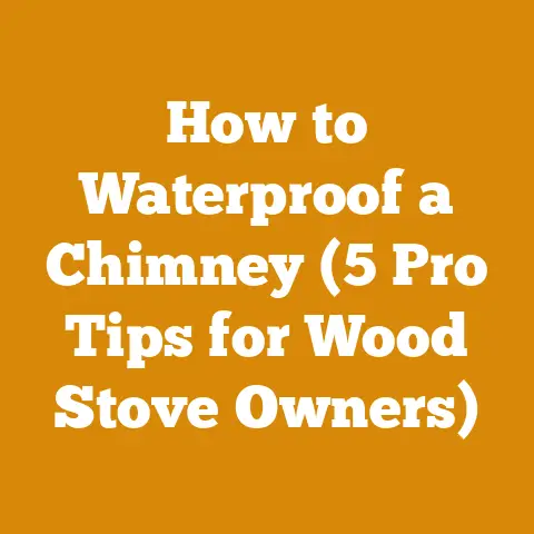 How to Waterproof a Chimney (5 Pro Tips for Wood Stove Owners)