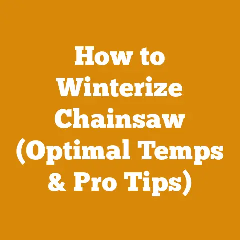 How to Winterize Chainsaw (Optimal Temps & Pro Tips)