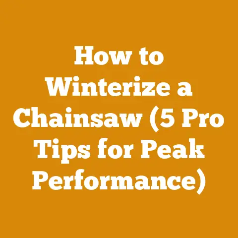 How to Winterize a Chainsaw (5 Pro Tips for Peak Performance)