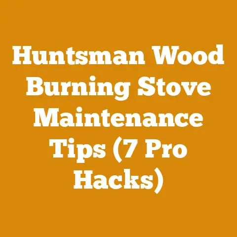Huntsman Wood Burning Stove Maintenance Tips (7 Pro Hacks)