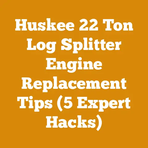 Huskee 22 Ton Log Splitter Engine Replacement Tips (5 Expert Hacks)
