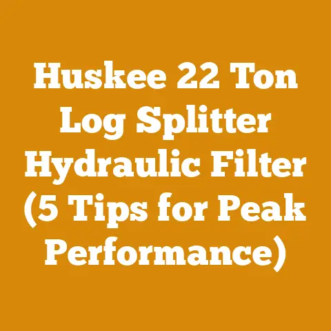 Huskee 22 Ton Log Splitter Hydraulic Filter (5 Tips for Peak Performance)