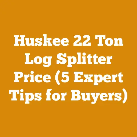 Huskee 22 Ton Log Splitter Price (5 Expert Tips for Buyers)