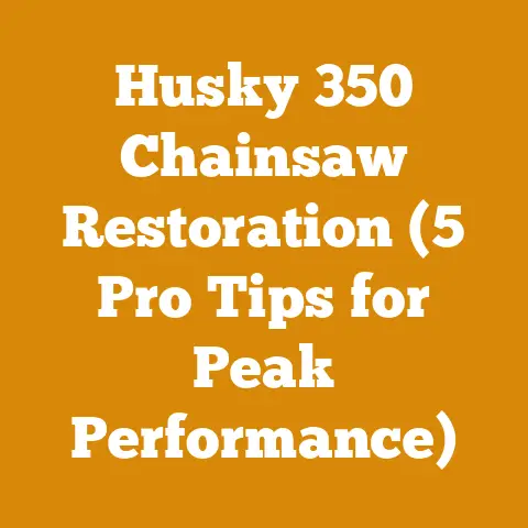 Husky 350 Chainsaw Restoration (5 Pro Tips for Peak Performance)