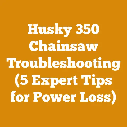 Husky 350 Chainsaw Troubleshooting (5 Expert Tips for Power Loss)