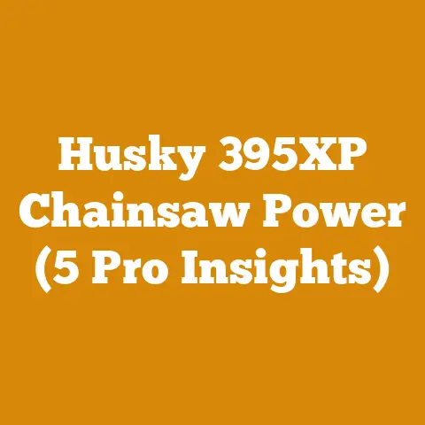 Husky 395XP Chainsaw Power (5 Pro Insights)