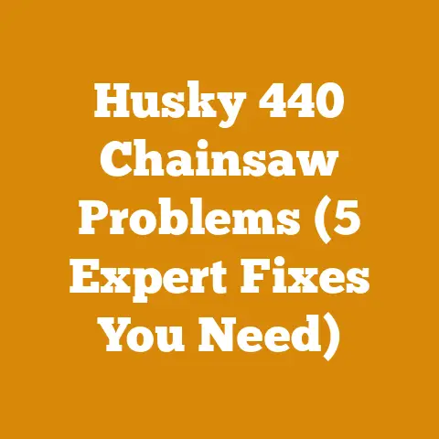 Husky 440 Chainsaw Problems (5 Expert Fixes You Need)