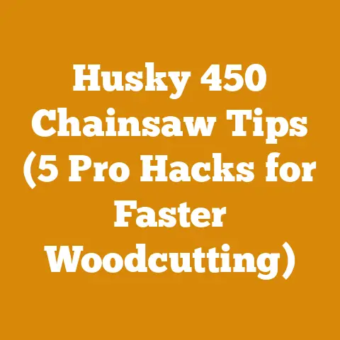 Husky 450 Chainsaw Tips (5 Pro Hacks for Faster Woodcutting)
