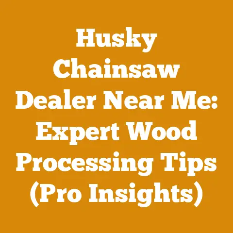 Husky Chainsaw Dealer Near Me: Expert Wood Processing Tips (Pro Insights)
