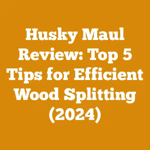 Husky Maul Review: Top 5 Tips for Efficient Wood Splitting (2024)