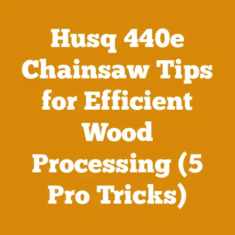 Husq 440e Chainsaw Tips for Efficient Wood Processing (5 Pro Tricks)