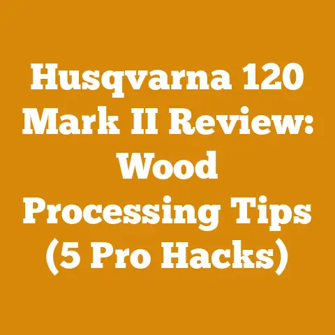 Husqvarna 120 Mark II Review: Wood Processing Tips (5 Pro Hacks)