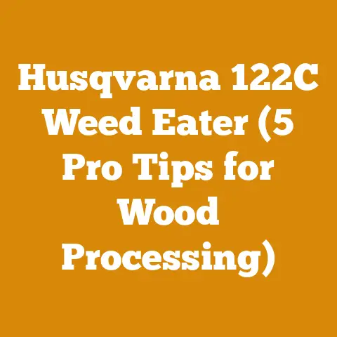 Husqvarna 122C Weed Eater (5 Pro Tips for Wood Processing)