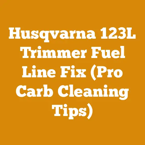 Husqvarna 123L Trimmer Fuel Line Fix (Pro Carb Cleaning Tips)