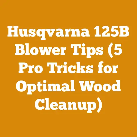 Husqvarna 125B Blower Tips (5 Pro Tricks for Optimal Wood Cleanup)