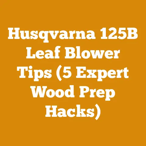 Husqvarna 125B Leaf Blower Tips (5 Expert Wood Prep Hacks)