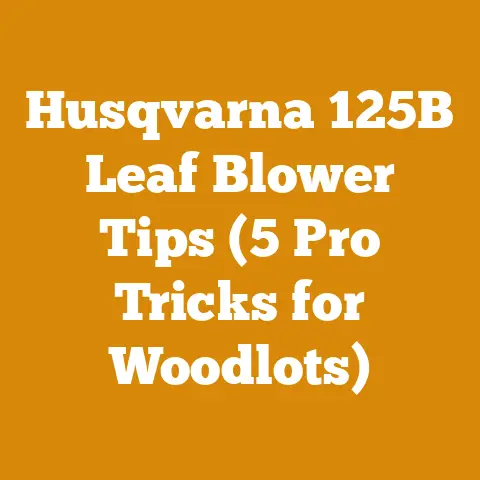 Husqvarna 125B Leaf Blower Tips (5 Pro Tricks for Woodlots)