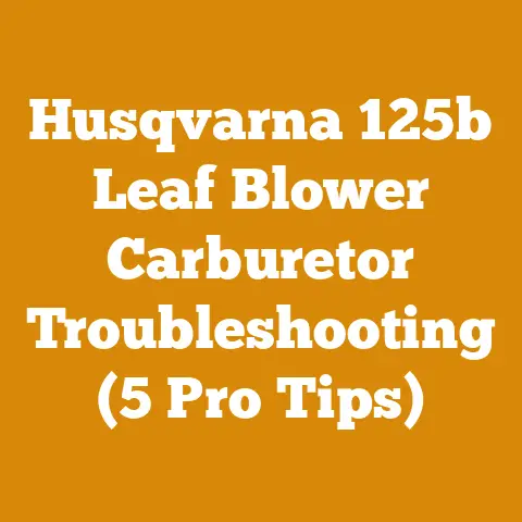 Husqvarna 125b Leaf Blower Carburetor Troubleshooting (5 Pro Tips)