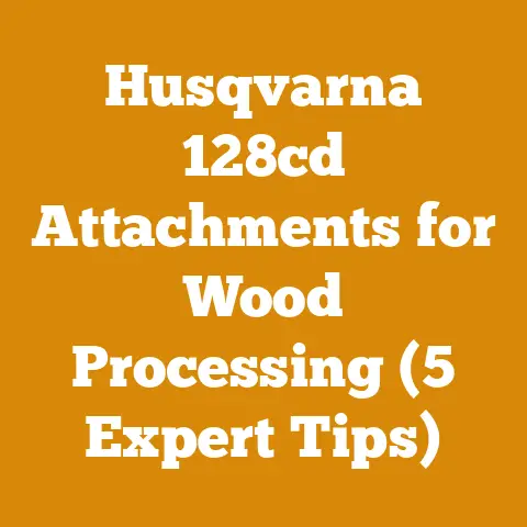 Husqvarna 128cd Attachments for Wood Processing (5 Expert Tips)