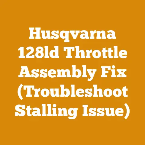 Husqvarna 128ld Throttle Assembly Fix (Troubleshoot Stalling Issue)