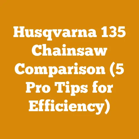 Husqvarna 135 Chainsaw Comparison (5 Pro Tips for Efficiency)