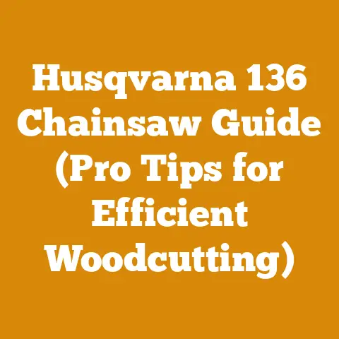 Husqvarna 136 Chainsaw Guide (Pro Tips for Efficient Woodcutting)