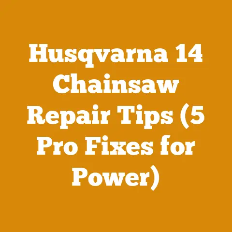 Husqvarna 14 Chainsaw Repair Tips (5 Pro Fixes for Power)