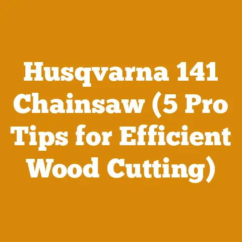 Husqvarna 141 Chainsaw (5 Pro Tips for Efficient Wood Cutting)