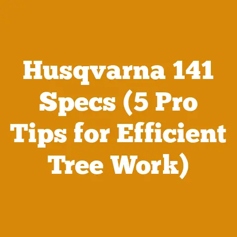 Husqvarna 141 Specs (5 Pro Tips for Efficient Tree Work)