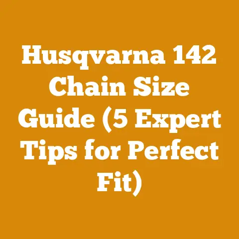 Husqvarna 142 Chain Size Guide (5 Expert Tips for Perfect Fit)