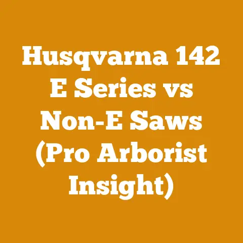 Husqvarna 142 E Series vs Non-E Saws (Pro Arborist Insight)