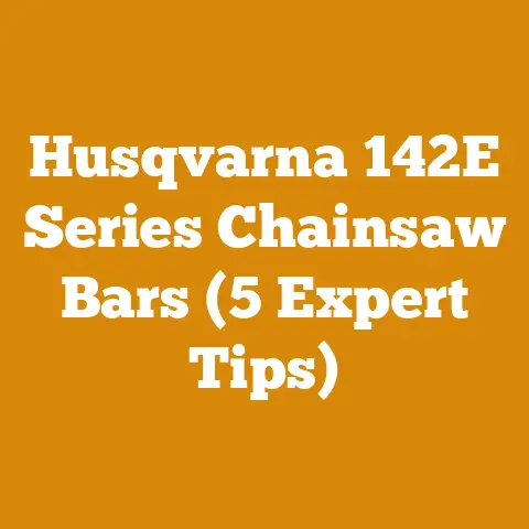 Husqvarna 142E Series Chainsaw Bars (5 Expert Tips)