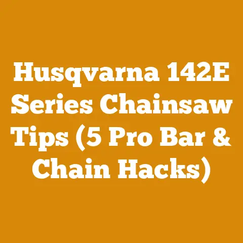 Husqvarna 142E Series Chainsaw Tips (5 Pro Bar & Chain Hacks)