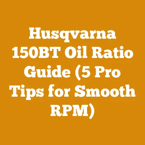 Husqvarna 150BT Oil Ratio Guide (5 Pro Tips for Smooth RPM)