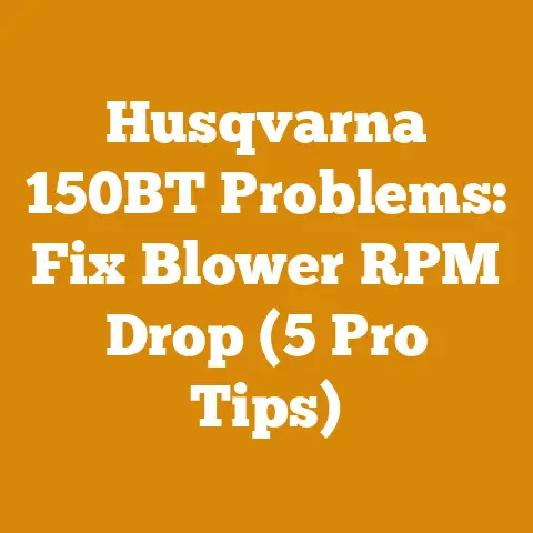 Husqvarna 150BT Problems: Fix Blower RPM Drop (5 Pro Tips)