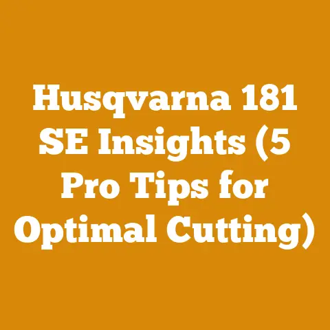 Husqvarna 181 SE Insights (5 Pro Tips for Optimal Cutting)