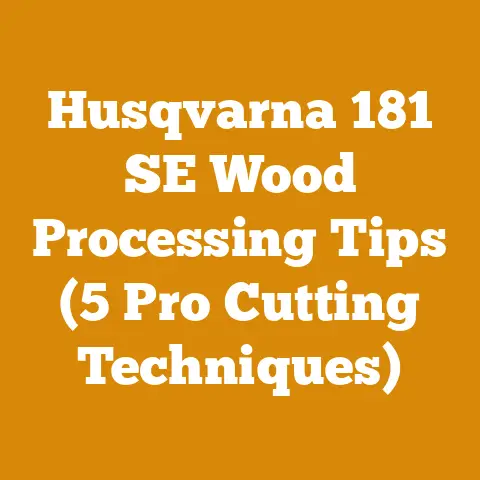 Husqvarna 181 SE Wood Processing Tips (5 Pro Cutting Techniques)