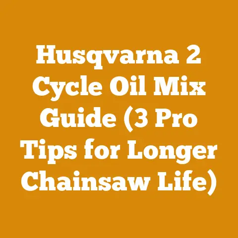 Husqvarna 2 Cycle Oil Mix Guide (3 Pro Tips for Longer Chainsaw Life)