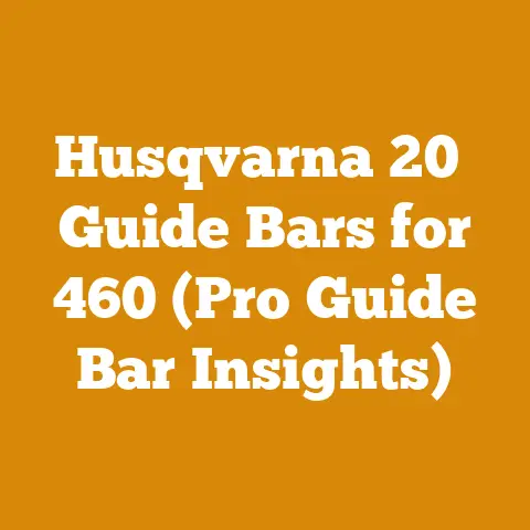 Husqvarna 20″ Guide Bars for 460 (Pro Guide Bar Insights)