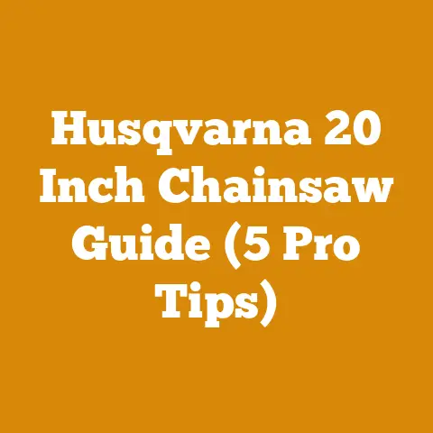 Husqvarna 20 Inch Chainsaw Guide (5 Pro Tips)