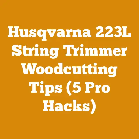 Husqvarna 223L String Trimmer Woodcutting Tips (5 Pro Hacks)