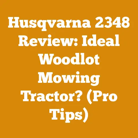 Husqvarna 2348 Review: Ideal Woodlot Mowing Tractor? (Pro Tips)