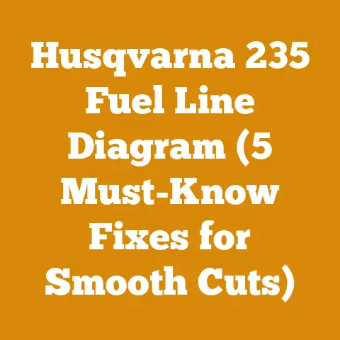Husqvarna 235 Fuel Line Diagram (5 Must-Know Fixes for Smooth Cuts)