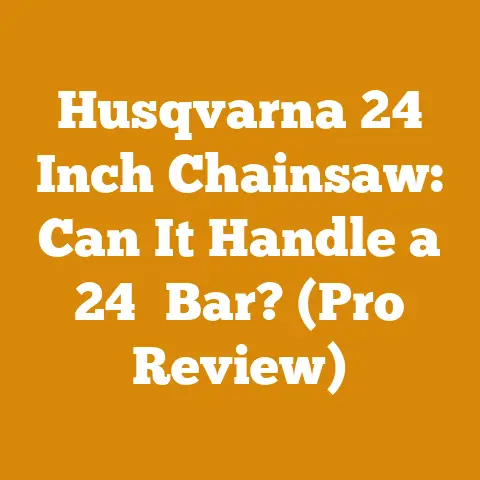 Husqvarna 24 Inch Chainsaw: Can It Handle a 24″ Bar? (Pro Review)
