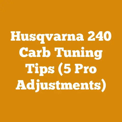 Husqvarna 240 Carb Tuning Tips (5 Pro Adjustments)
