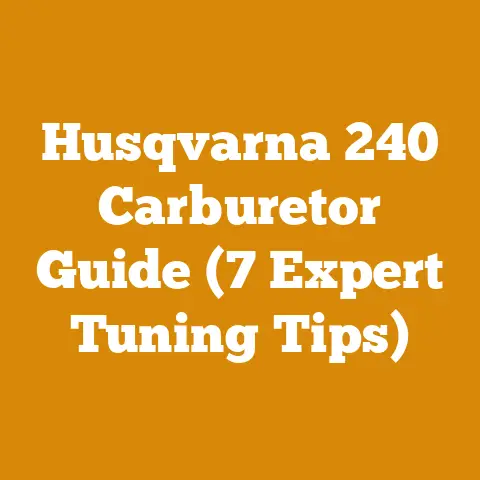 Husqvarna 240 Carburetor Guide (7 Expert Tuning Tips)