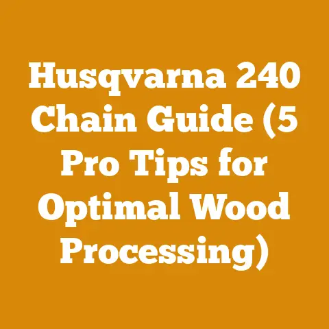 Husqvarna 240 Chain Guide (5 Pro Tips for Optimal Wood Processing)