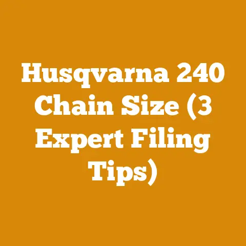 Husqvarna 240 Chain Size (3 Expert Filing Tips)